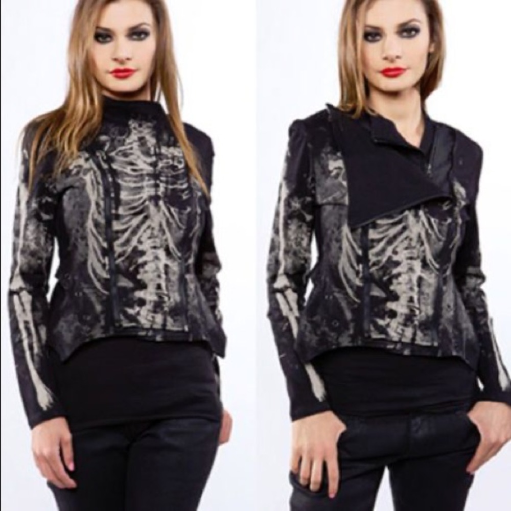 Lip Service corset skeleton jacket